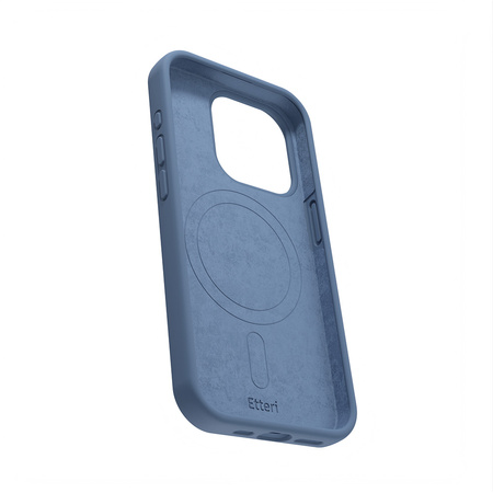 Nakładka Etteri Silicone Mag do iPhone 15 6,1" ciemnoniebieska