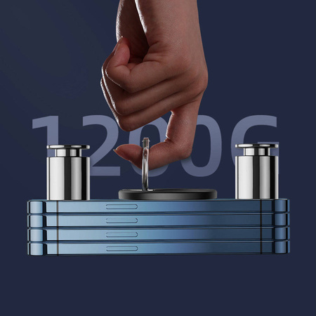 Joyroom zestaw wielofunkcyjny magnetyczny uchwyt samochodowy ring podstawka do telefonu czarny (JR-ZS294)