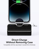 VEGER powerbank 5000 mAh z wbudowanym złączem Lightning PlugOn PD QC3.0 2,4A 20W W0558P czarny