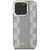 Original Handyhülle IPHONE 16 PRO MAX DKNY Hardcase Checkered Pattern MagSafe beige