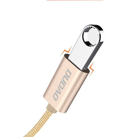 Dudao adapter przejściówka kabel OTG z USB 2.0 na micro USB szary (L15M)