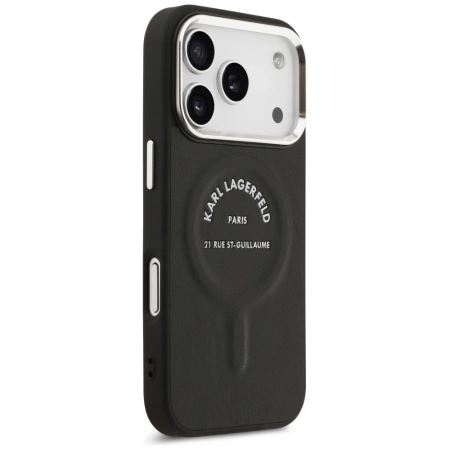 Karl Lagerfeld Karl RSG Logo MagSafe Case für iPhone 17 Pro - Schwarz
