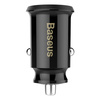 Baseus Grain - Ładowarka samochodowa 2 x USB, 5 V / 3.1 A (czarny)