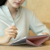 Etui UNIQ Camden Click na iPad Air 13" (2024) - niebieskie