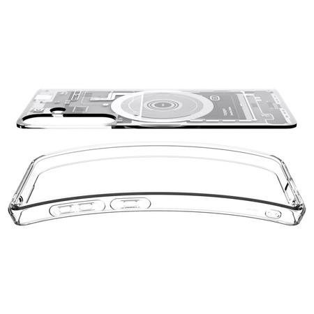 Spigen Ultra Hybrid Mag MagSafe - Etui do Samsung Galaxy S25 (Zero One White)