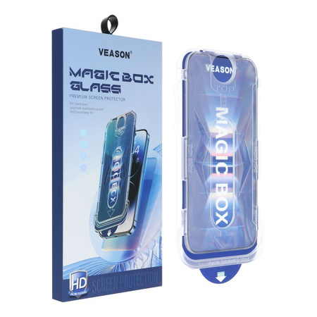 Szkło Hartowane 6D Pro Veason Easy-Install Glass - do Iphone 11 Pro Max czarny