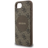 Guess 4G Circle Classic Logo MagSafe - Etui do iPhone 16e (brązowy)