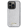 Original Handyhülle IPHONE 14 PRO Guess Hardcase Sequin Script Metal (GUHCP14LPSFDGSS) silber