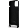 Karl Lagerfeld KLHCP15SSCBSKNK iPhone 15 6.1&quot; hardcase black/black Crossbody Silicone Ikonik