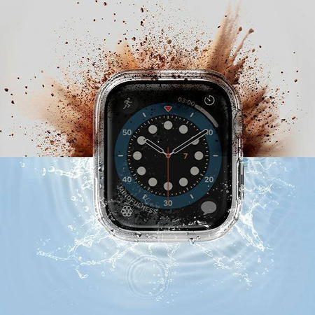 Etui APPLE WATCH 7 / 8 (45MM) UNIQ Nautic transparentne
