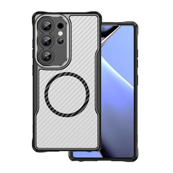 Nakładka Defender Carbon Mag do Samsung Galaxy S25 Ultra czarna