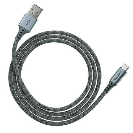 Kabel Ventev 1.2M USB-A/USB-Csrebrny/silver 29406