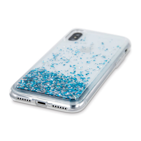 Nakładka Liquid Sparkle TPU do iPhone 7 / 8 / SE 2020 niebieska