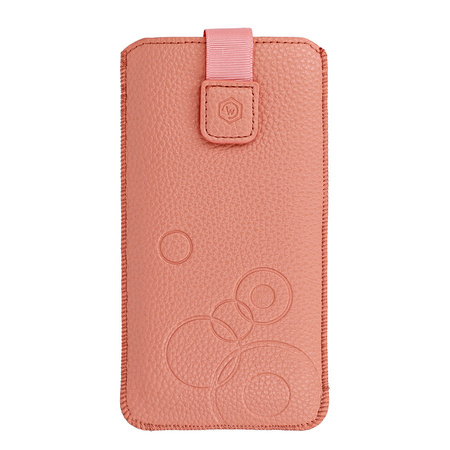 Kieszonka WONDER Deko (ROZMIAR XL) do Iphone 14/14 Pro/Iphone 15/15 Pro/Samsung S23/S23 Plus/S24/S24 Plus/A15/A54 5G brzoskwiniowa