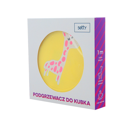 Setty Podgrzewacz do kubka Żyrafa USB PDK-03