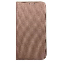 Etui Smart Magnet book iPhone 15  6.1"różowo złoty/rose gold