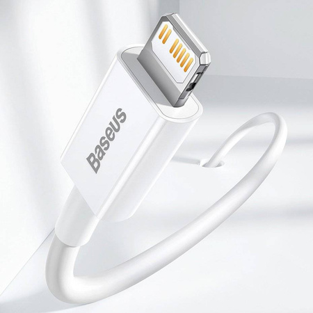 Baseus Superior kabel USB Typ C - Lightning do szybkiego ładowania Power Delivery 20 W 1 m czarny (CATLYS-A01)