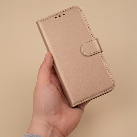 Etui Smart Classic do iPhone 16 6,1&quot; złote