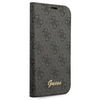 Guess 4G Metal Camera Outline Booktype Case - Etui iPhone 14 Pro (czarny)