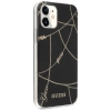 Guess GUHCP12SPCUCHBK iPhone 12 mini czarny/black hardcase Gold Chain Collection