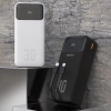 Powerbank Dudao K15MAX 30000mAh PD 22.5W z wbudowanymi kablami - czarny