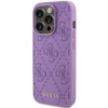 Guess nakładka do iPhone 15 Pro 6,1" GUHCP15LP4EPMU jasnofioletowa HC PU Quilted 4G Classic