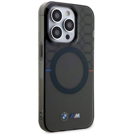 BMW Pattern MagSafe Hülle für iPhone 13 Pro / 13 – grau