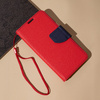 Etui Smart Fancy do iPhone 16 6,1&quot; czerwono-granatowe