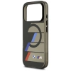 BMW M IML Metal Buttons Tricolor Lines MagSafe Case for iPhone 17 Pro - Black