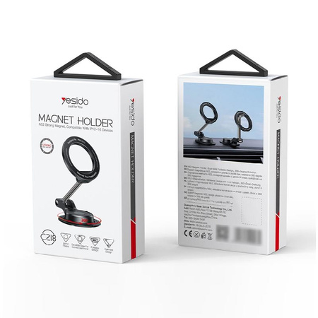 Yesido magnetyczny Uchwyt Samochodowy C218 MagSafe, BLACk / CZARNY