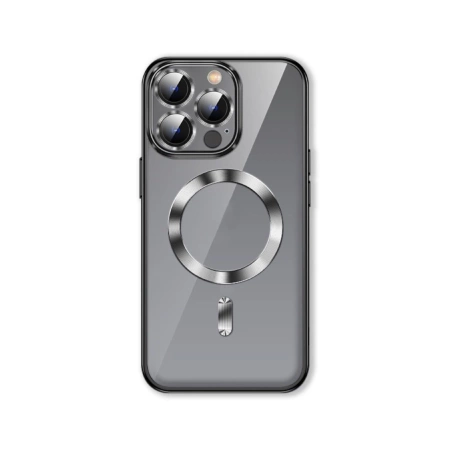 Etui Wozinsky Electroplated Magsafe na Samsung Galaxy S24 FE - czarne