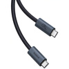Kabel Baseus CB000068 USB-C - USB-C 240W PD 8K 60Hz 1m - czarny