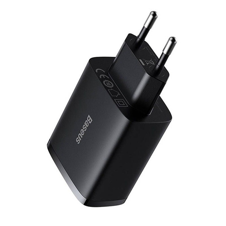 Baseus Compact Ladegerät 3x USB 17W schwarz (CCXJ020101)