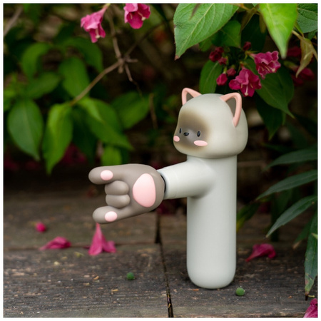 Mini pistolet do masażu 4smarts ACECOOL  Cat jasnoszary