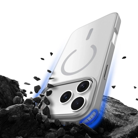 Etui Dux Ducis Yind na iPhone 17 Pro kompatybilne z MagSafe - szare