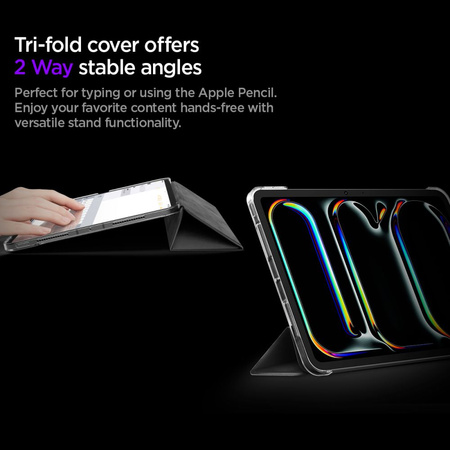 SPIGEN LIQUID AIR FOLIO IPAD PRO 11” 5 / 6 2024-2025 BLACK