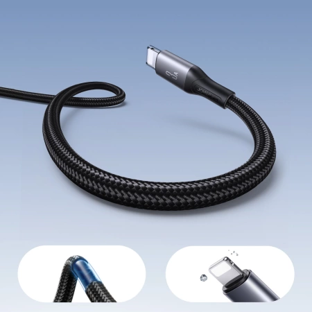 Kabel Joyroom S-A28 Flash Series 3A USB-A - Lightning 2m - czarny