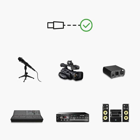 Ugreen przedłużacz kabel audio przewód mikrofonowy do mikrofonu XLR (żeński) - XLR (męski) 10 m (AV130)