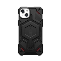 UAG Monarch Pro - protective case for iPhone 15 Plus, compatible with MagSafe (kevlar black)