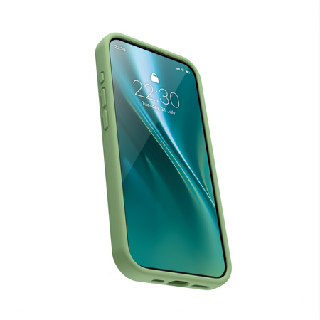 Nakładka Etteri Silicone Case do Samsung Galaxy S23 FE jasnozielona