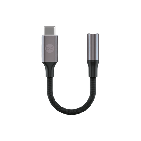 Forever adapter audio AJC-01 jack 3,5 mm - USB-C czarny