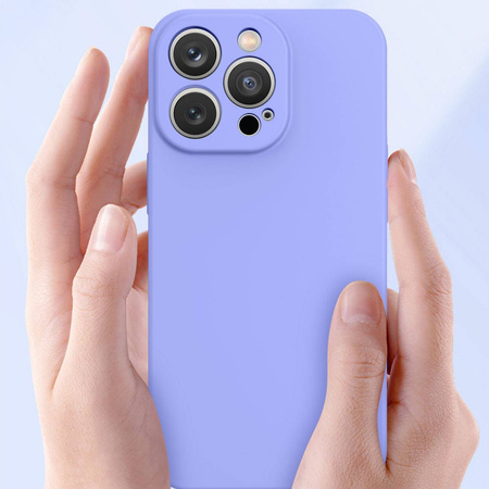 Silicone case iPhone 14 Plus silicone case purple