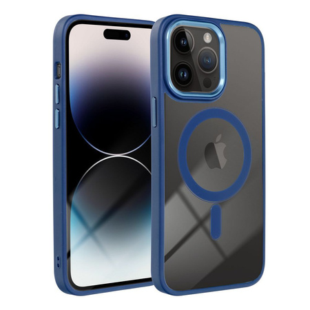 Futerał COLOR EDGE MAG COVER kompatybilny z MagSafe do IPHONE 17 niebieski