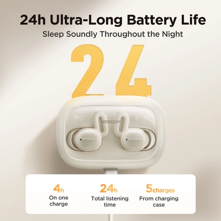 Joyroom JR-TS1 TWS-Kopfhörer der Cozydots-Serie mit Bluetooth 5.3 und Geräuschunterdrückung – Schwarz