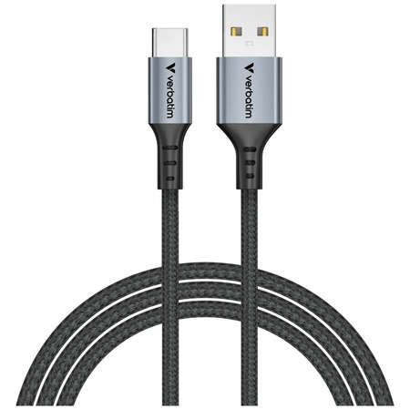 Kabel Verbatim Sync & Charge USB-A do    USB-C QC 120cm czarny 31843