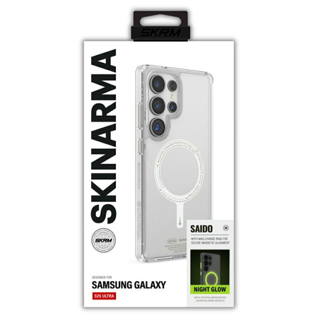 Etui Skinarma Saido MagSafe do Samsung Galaxy S25 Ultra niteglow