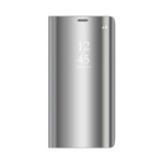 Etui Smart Clear View do Samsung Galaxy A14 5G srebrne