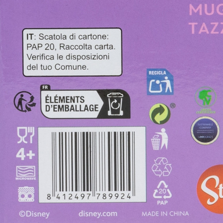 Disney Stitch - Kubek ceramiczny 3D w pudełku prezentowym z kolekcji Angel 375 ml