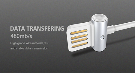 REMAX Kabel Waist Drum RC-082m - USB na Micro USB - Biały