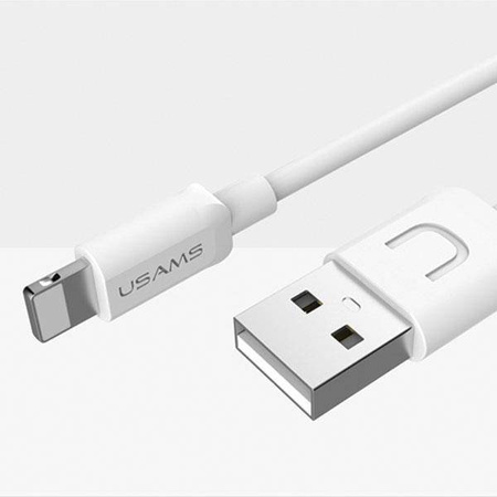 Kabel 2A 1m USB - Lightning USAMS U-Turn IPUSBXD02 (US-SJ097) biały